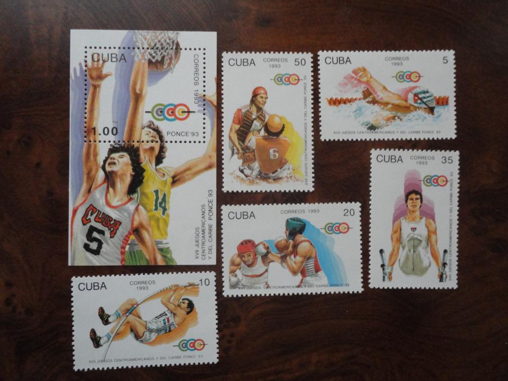 КУБА 1993г. "ОЛИМПИЙСКИЕ ИГРЫ" СОСТОЯНИЕ **