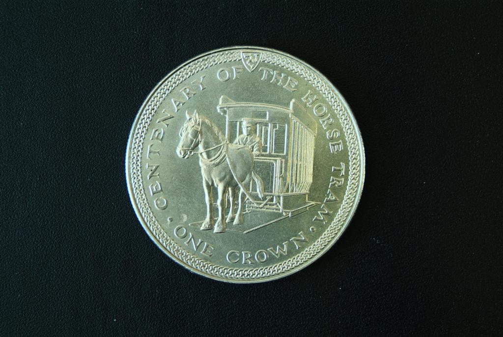 Остров Мэн 1 крона  1976 КМ 38