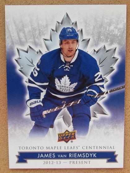 НХЛ Джеймс Ван Римсдайк Торонто Мэйпл Лифс № 59