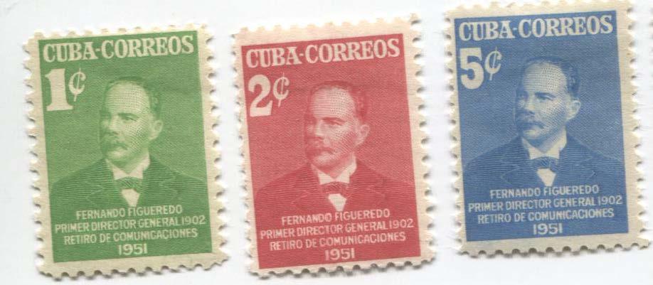 1951.Куба.Франциско Фигередо.Организатор пенсионных касс для почтовых служащих3м.*
