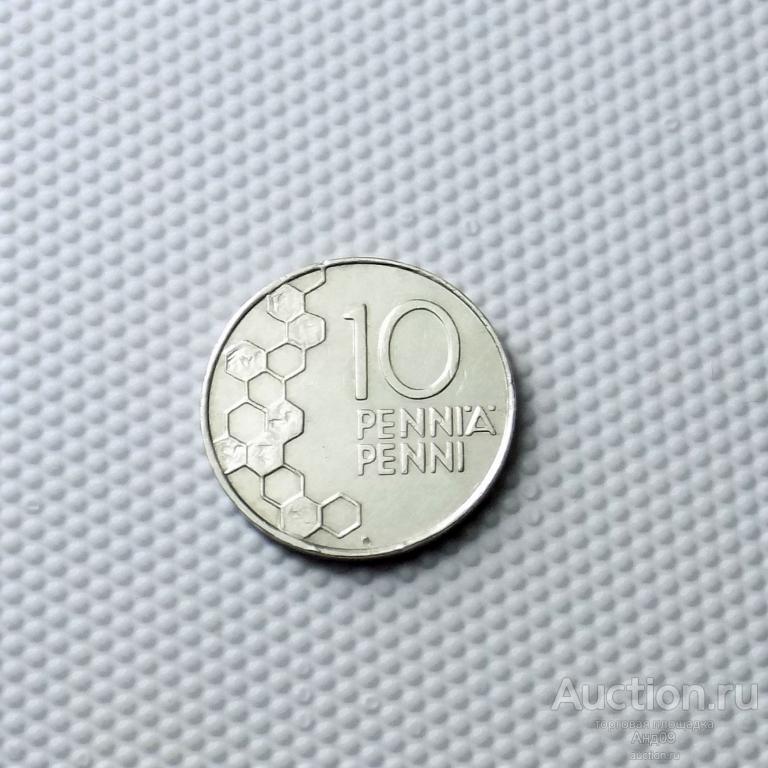 Финляндия 10 пенни 1990 года (6179х)