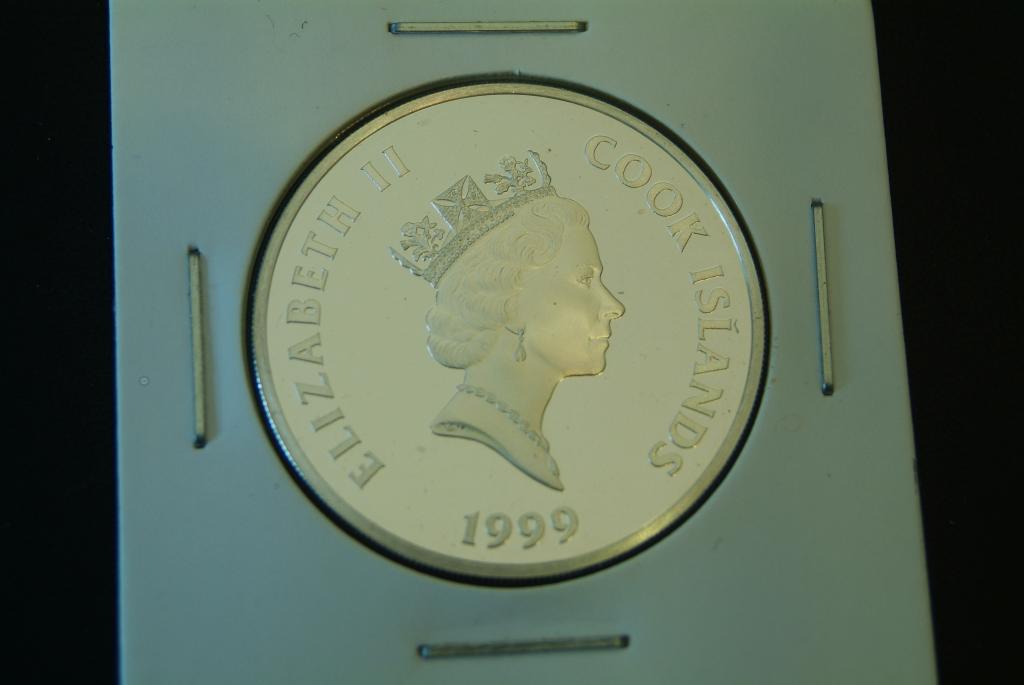 Острова Кука 5 долларов 1999 КМ 1315