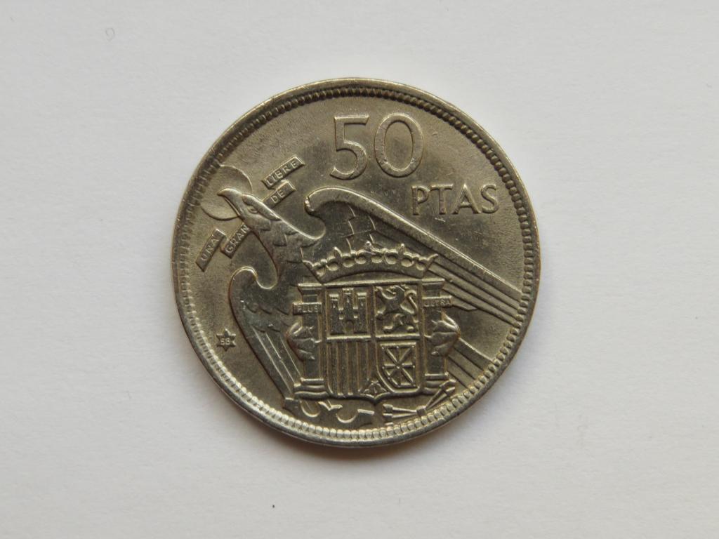 50 песет 1957 - (1958) г. - Испания