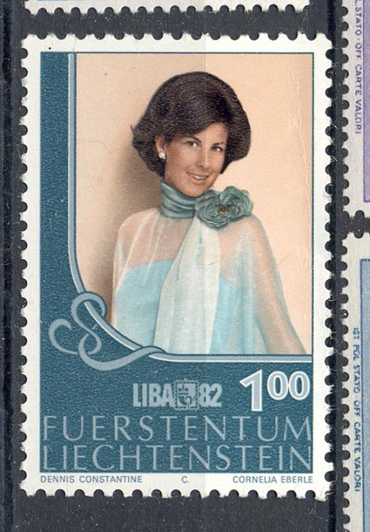 Лихтенштейн 1982 г. Выставка негашеная* *