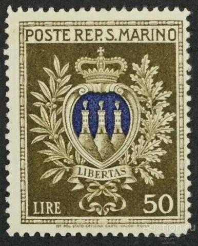 Сан Марино 1945 пс MLH Mi#334 20е кат!!!!