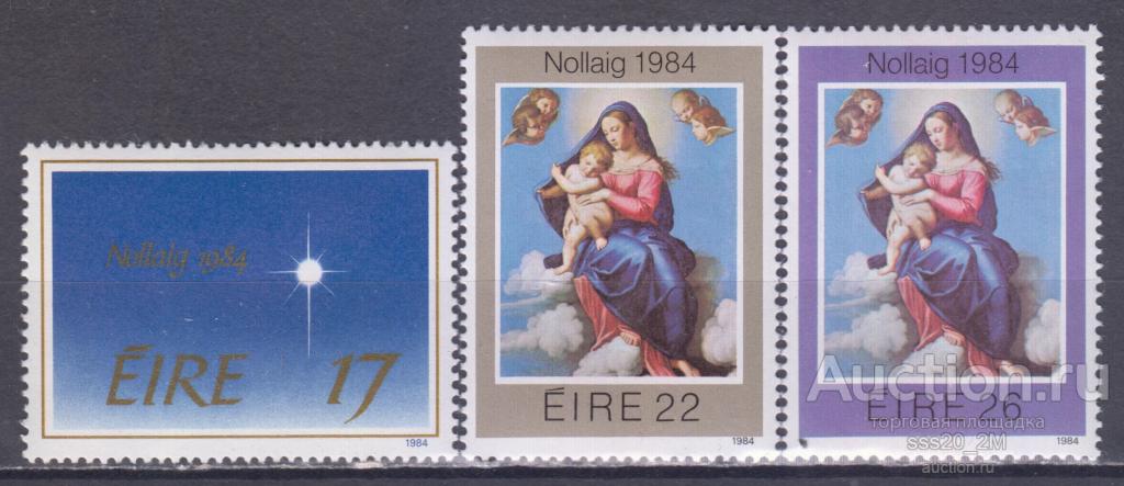 Ирландия 1984 Рождество Mi550-552 MNH