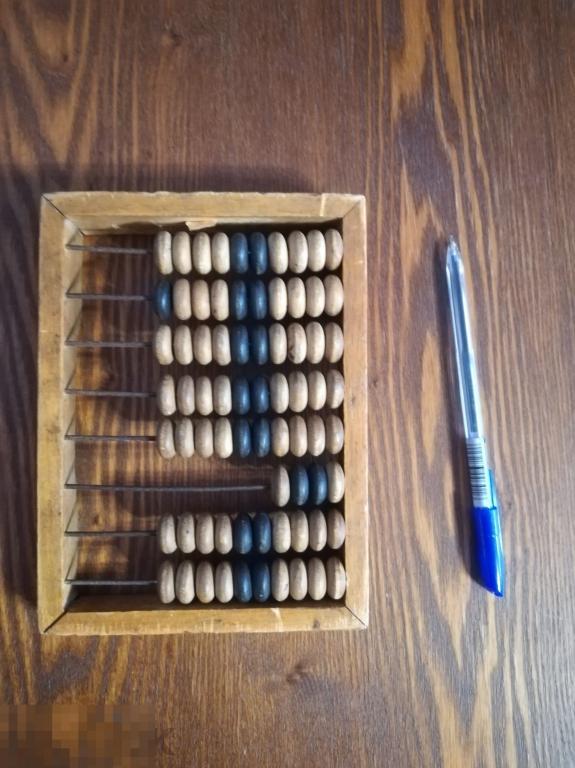 Винтаж из 70-х.Счеты ученические детские.18х13.5.Деревянные