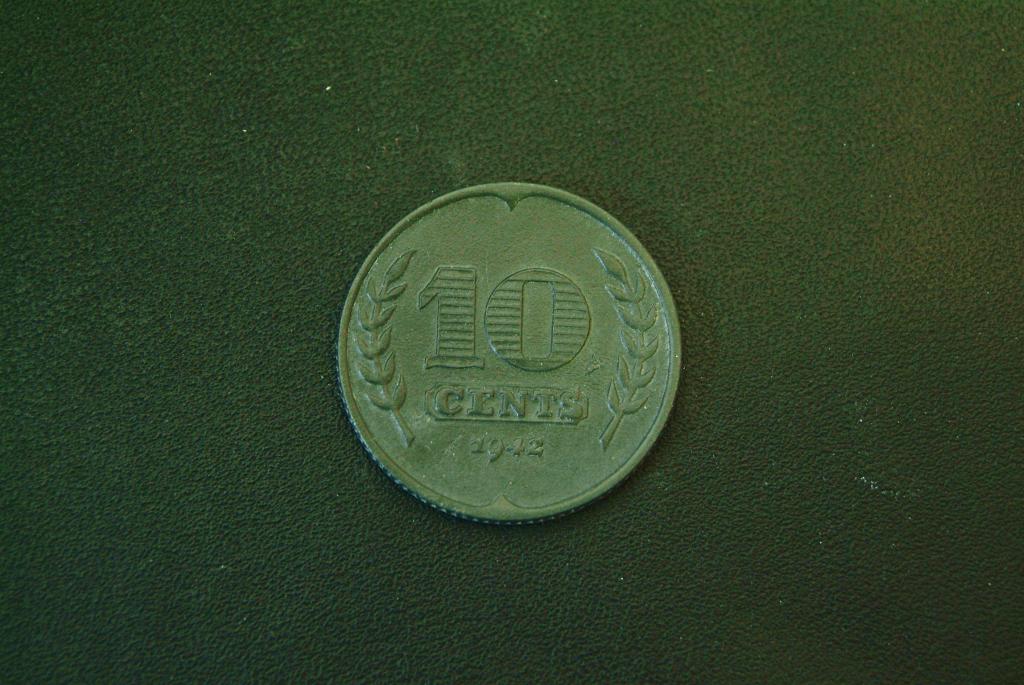 Нидерланды 10 центов 1942 КМ 173