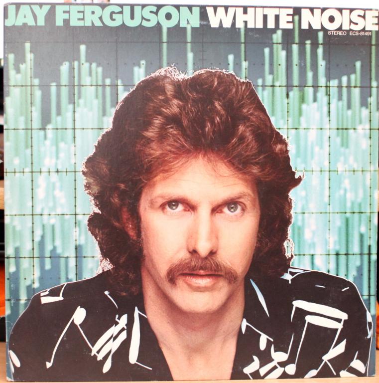 LP JAY FERGUSON "White Noise" 1982 Japan PROMO ECS-81491 NM/NM