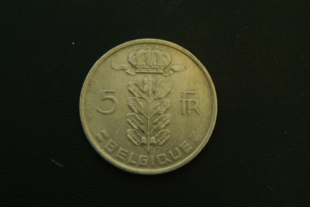 Бельгия 5 франков 1974 КМ 134.1