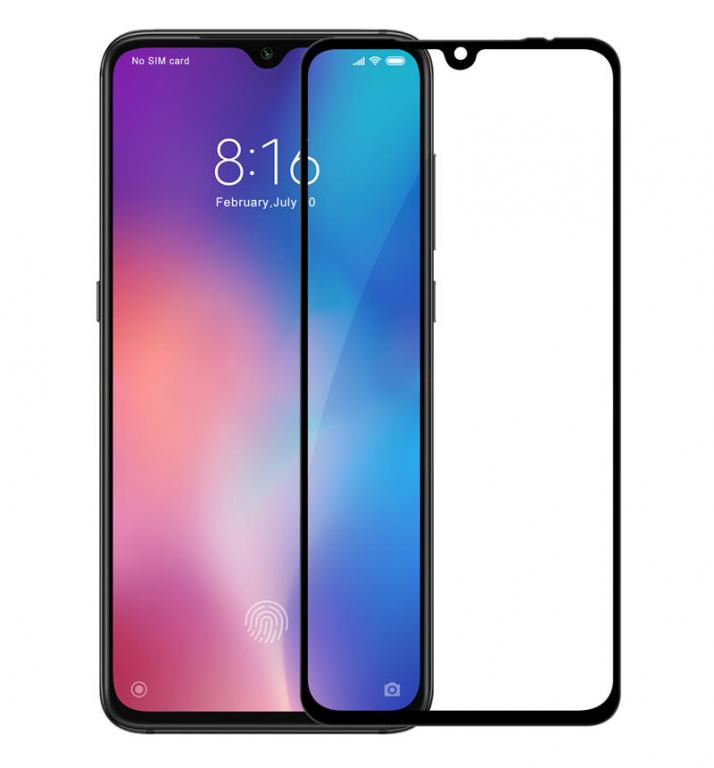Защитное стекло Full screen PowerPlant для Xiaomi Mi 9, Black (GL606214)