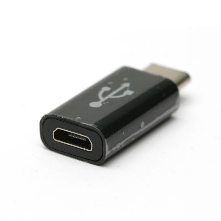 Переходник PowerPlant micro USB – Type-C (KD00AS1260)