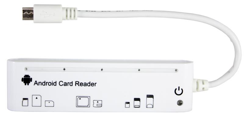 Кард-ридер PowerPlant 5-ти слотный Android Micro USB (KD000OT0440)