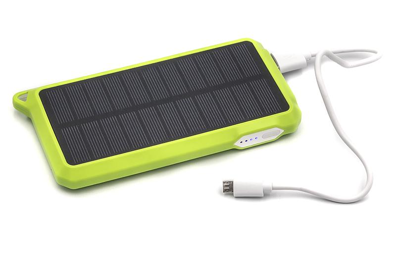 Универсальная cолнечная мобильная батарея PowerPlant/PB-SS002/10000mAh/green (PB-SS002G)