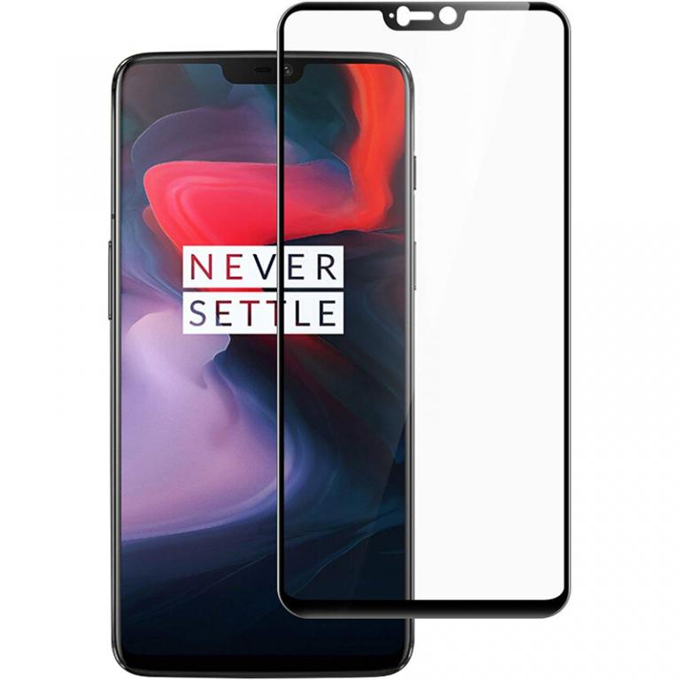 Защитное стекло Full screen PowerPlant для OnePlus 6 Black (GL605286)