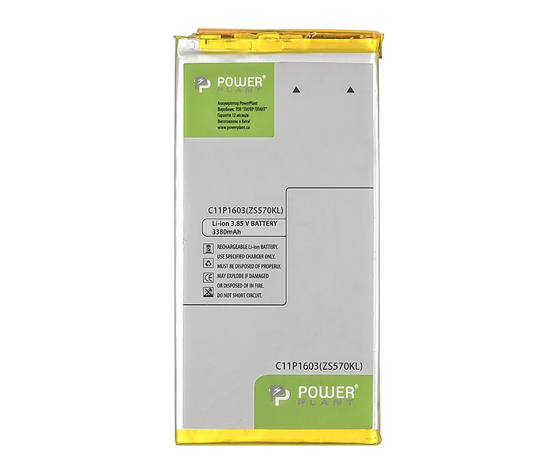 Аккумулятор PowerPlant ASUS Zenfone 3 Deluxe (ZS570KL) (C11P1603) 3380mAh (SM120031)