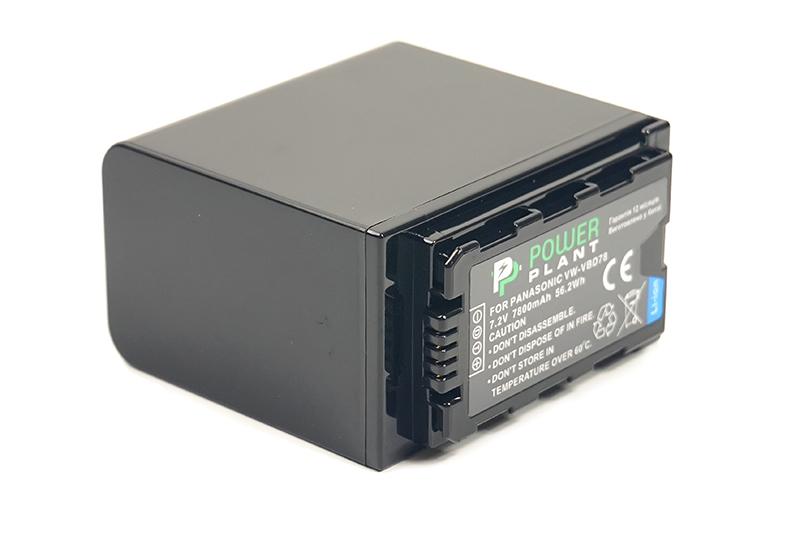 Аккумулятор PowerPlant Panasonic VW-VBD78 7800mAh (CB970094)