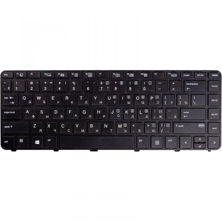 Клавиатура для ноутбука HP Probook 430 G3, 440 G3 черный, черный фрейм (KB310751)