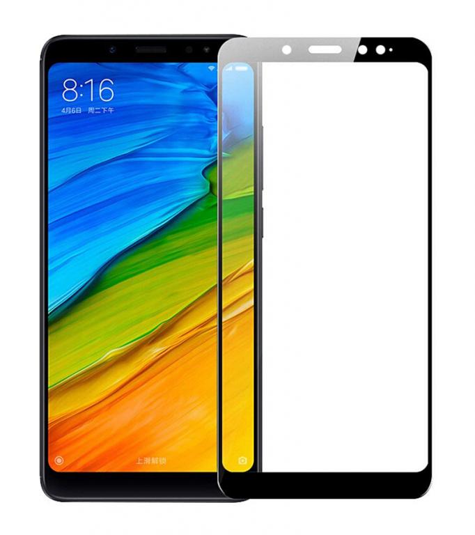 Защитное стекло Full screen PowerPlant для Xiaomi Redmi Note 5 Pro, Black (GL605583)