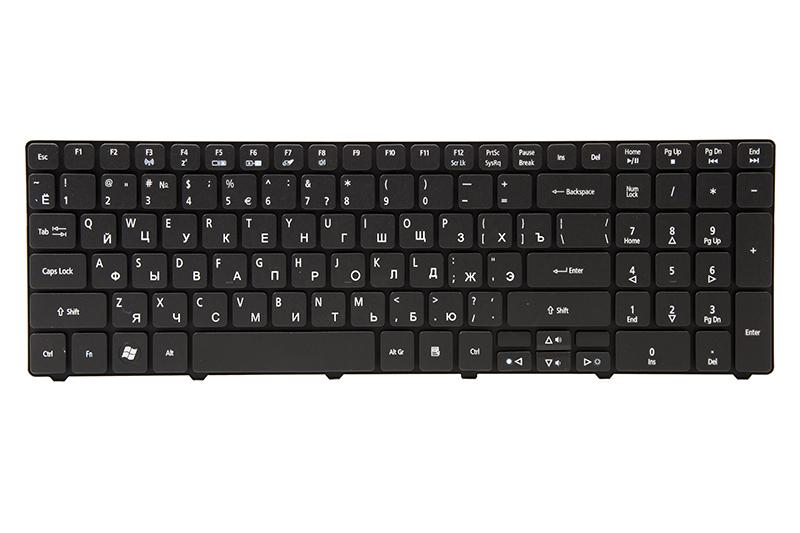 Клавиатура для ноутбука ACER Aspire 5236, eMahines E440 черный, черный фрейм (KB311651)