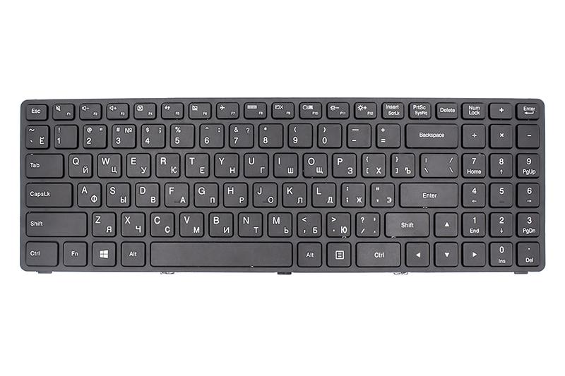 Клавиатура для ноутбука IBM/LENOVO IdeaPad 100-15IBD черный, черный фрейм (KB310623)