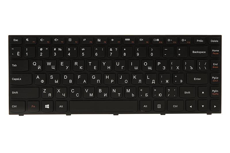 Клавиатура для ноутбука IBM/LENOVO B40-30, G40-30 черный, черный фрейм (KB310210)
