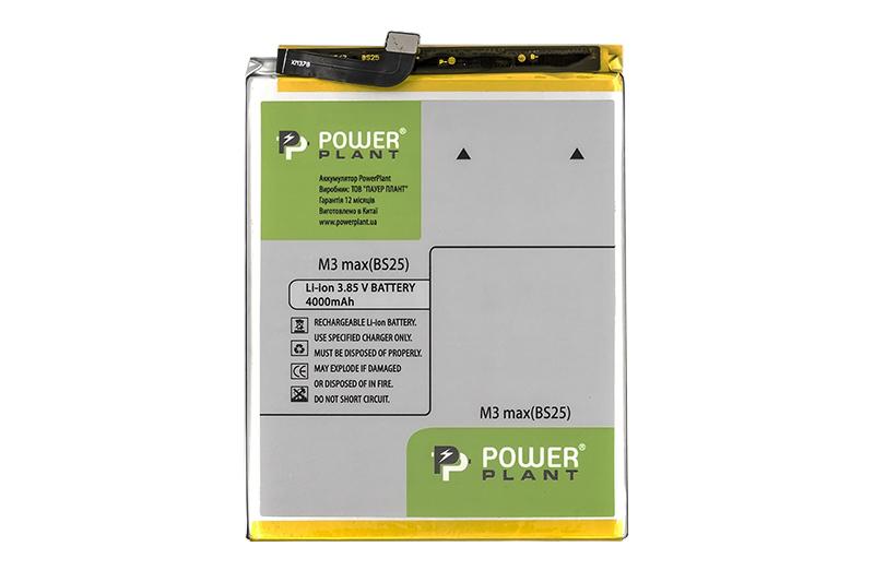 Аккумулятор PowerPlant Meizu M3 Max (BS25) 4000mAh (SM210053)