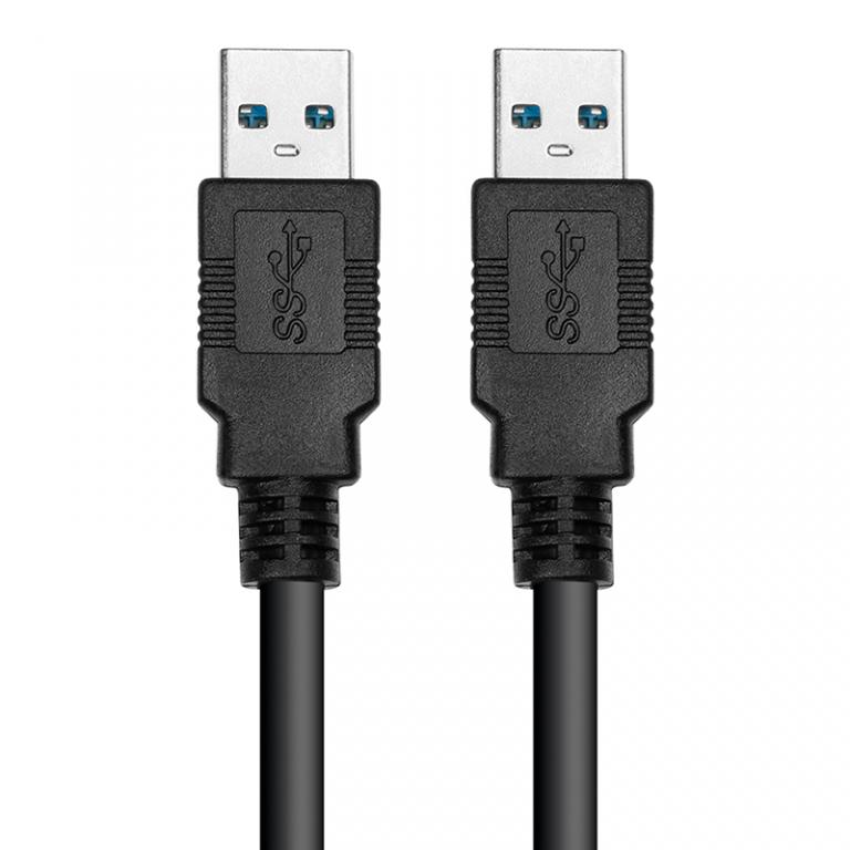 Кабель PowerPlant USB 3.0 AM – AM, 1.5м, черный (CA911820)