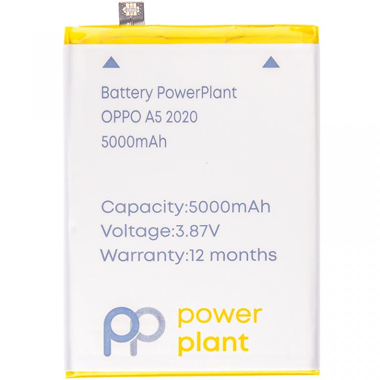 Аккумулятор PowerPlant OPPO A5 2020 (BLP673) 5000mAh (SM130528)