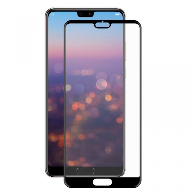Защитное стекло Full screen PowerPlant для Huawei P20, Black (GL604944)