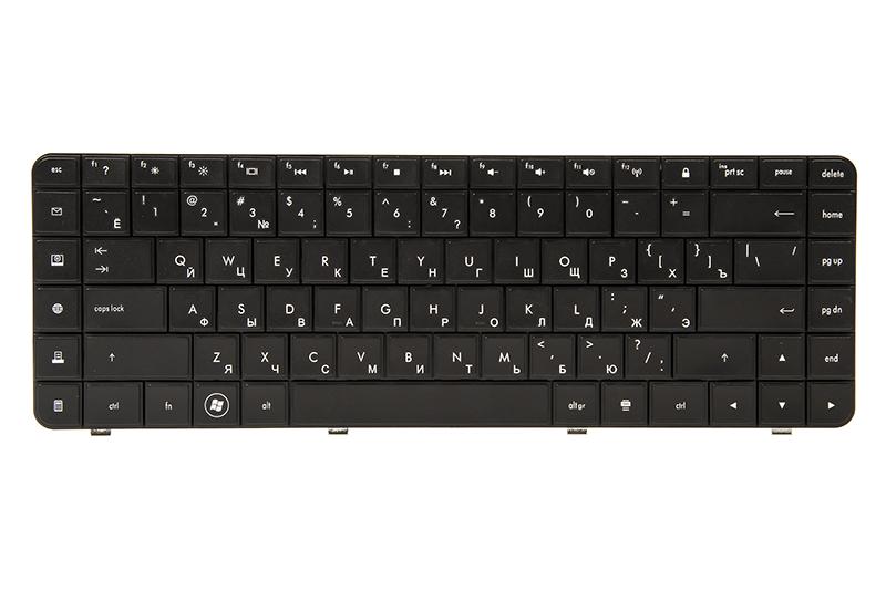 Клавиатура для ноутбука HP Presario CQ56, CQ62, G56 черный, черный фрейм (KB310920)