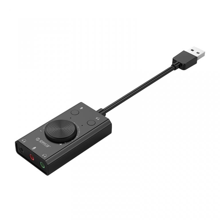 Внешняя звуковая карта USB ORICO SC2-BK (CA911448)