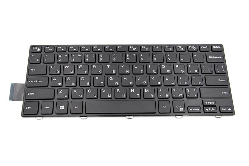 Клавиатура для ноутбука DELL Inspiron 5447 черный, черный фрейм (KB311842)