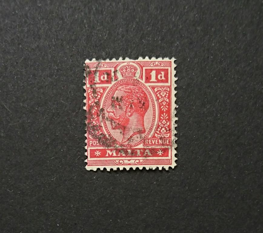 Британские колонии - Мальта 1d, 1914 г., used