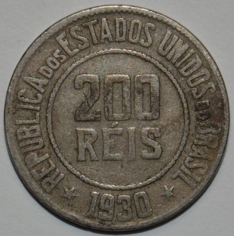 Бразилия 200 рейс реалов 1930 (Z35)
