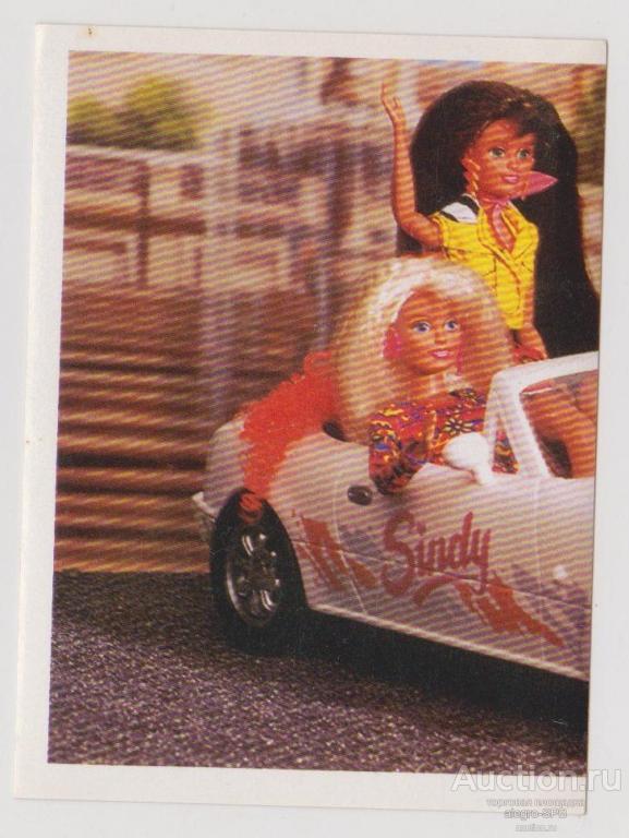 № 45 - стикер / наклейка "Sindy" "Синди 1" ( "Upper Deck" 1995 г. )