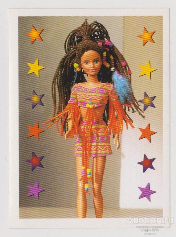 № 197 - стикер / наклейка "Sindy" "Синди 1" ( "Upper Deck" 1995 г. )