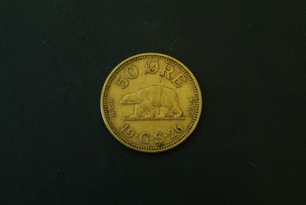 Гренландия 50 эре 1926 КМ 7
