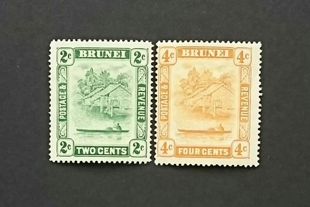 Британские колонии - Brunei / Бруней 2c и 4с, MNH