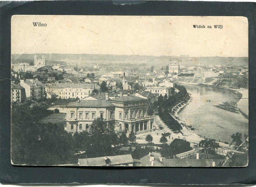 Вильно. Литва.  Вид на реку. Вильна.