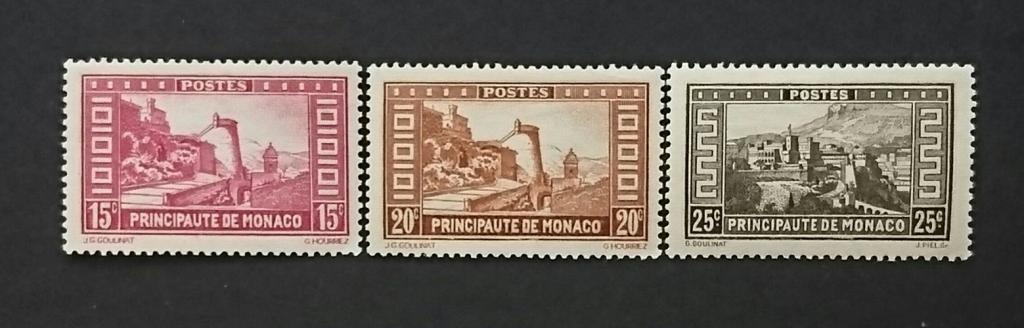 Монако виды, 1933г., MNH