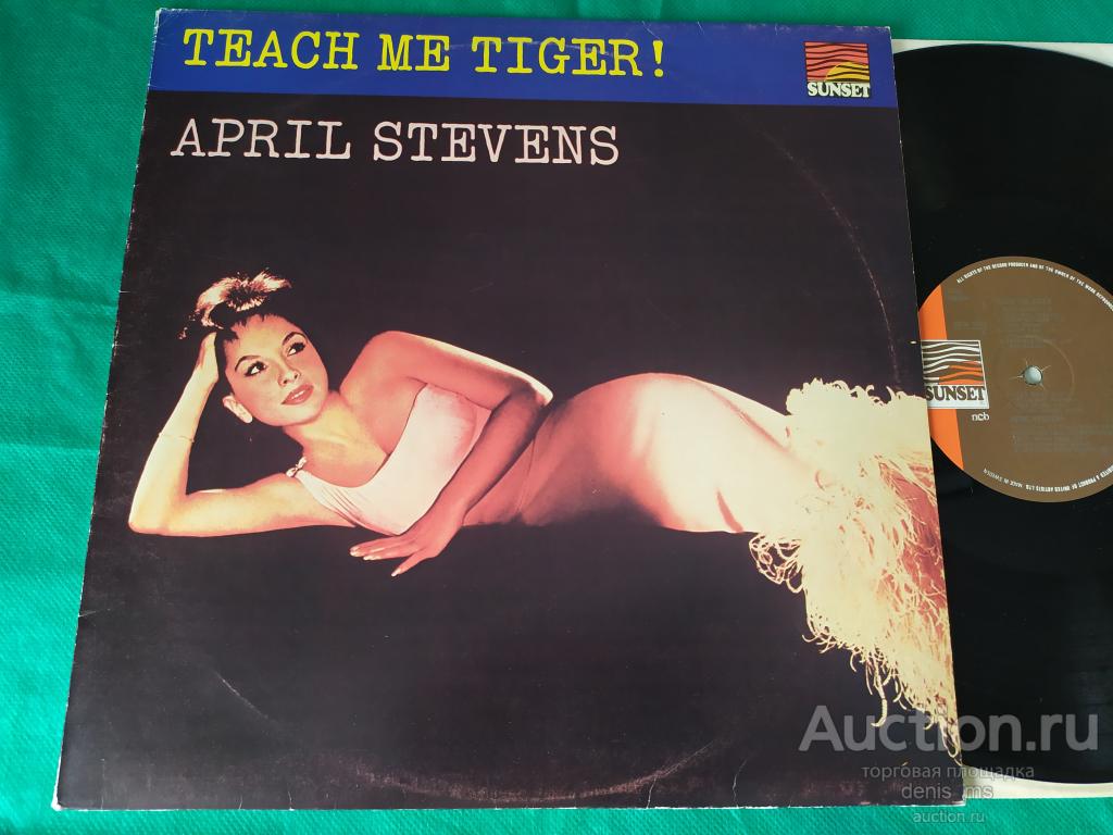 April Stevens ‎/ Teach Me Tiger - 60/75/SWE/EX+/NM-