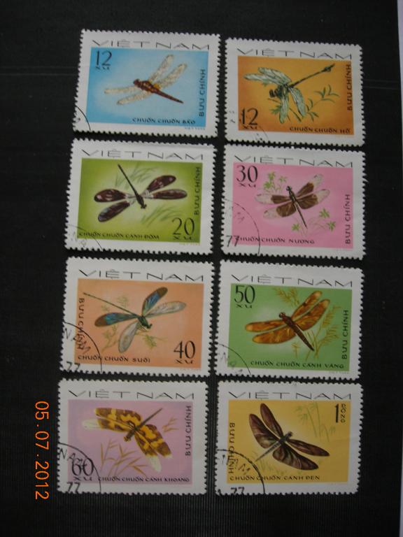 Вьетнам 1977 фауна: стрекозы   CTO