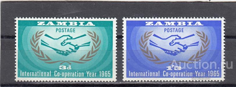ZAMBIA  ЗАМБИЯ   Содружество   Пара  1965  Сост** MNH