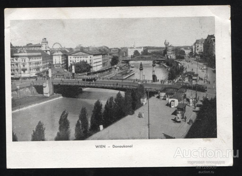 133 Wien Вена Австрия канал мост