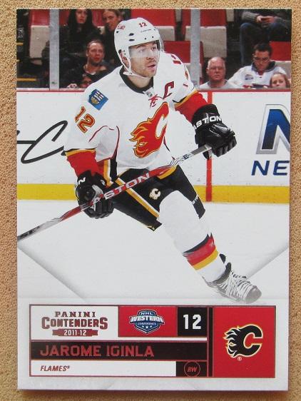 НХЛ Джером Игинла Калгари Флэймз № 12