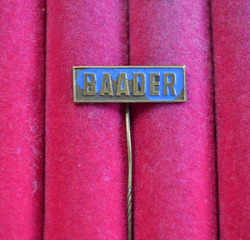 BAADER Оборудование и запчасти ИНОСТРАННЫЙ ЗНАЧОК ЛИСТ №11