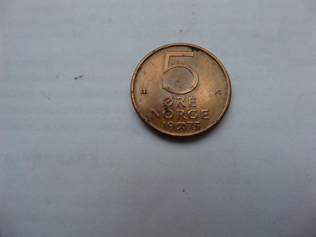 5 ЭРЕ 1975 НОРВЕГИЯ