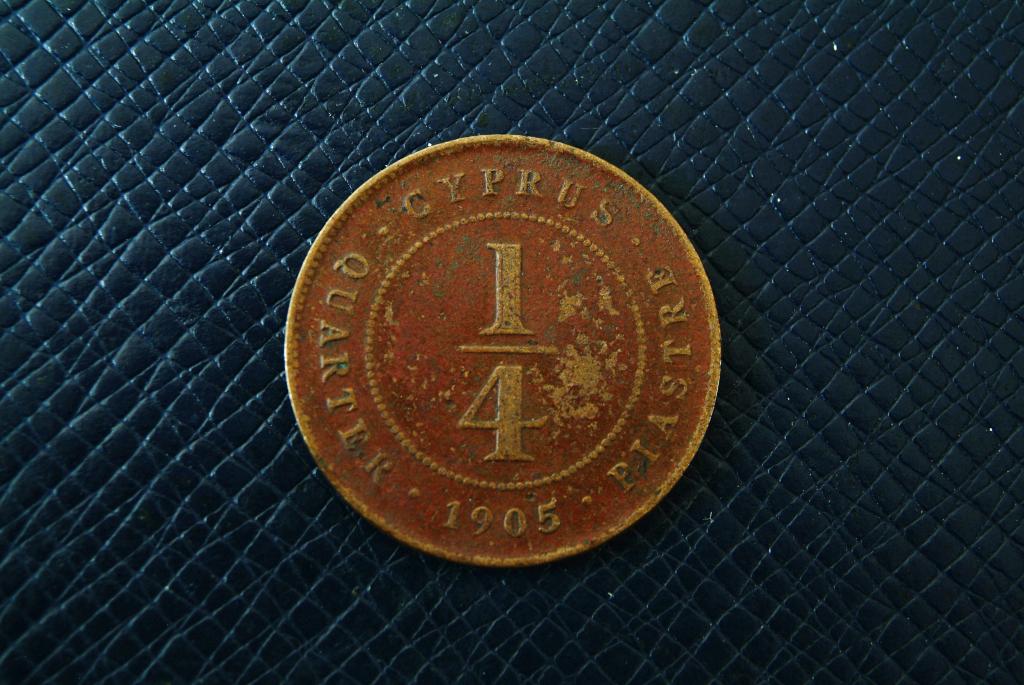 Кипр 1/4 пиастра 1905 КМ 8