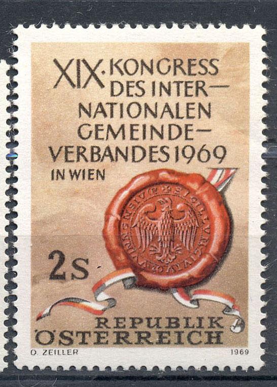 Австрия  1969 г. Конгресс негашеная**